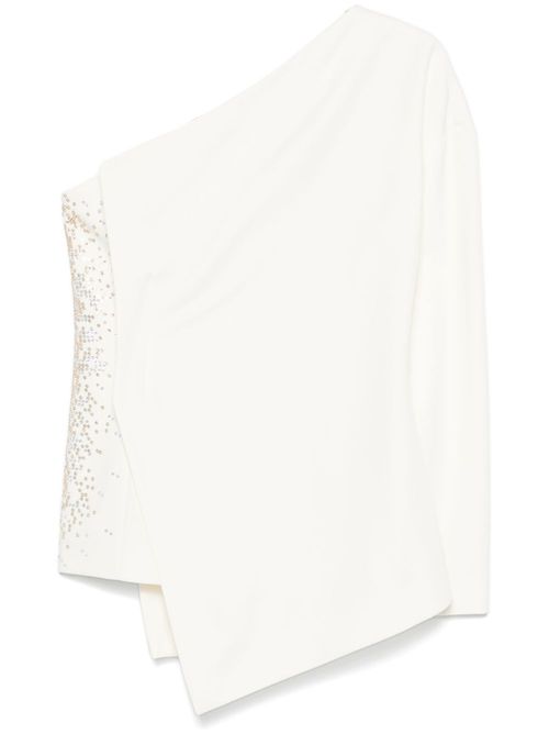 One-shoulder top - White