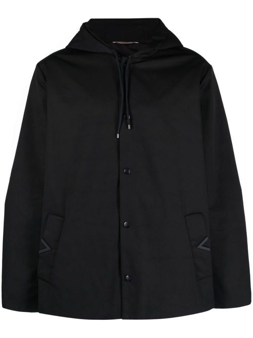 Hooded windbreaker jacket - Blue