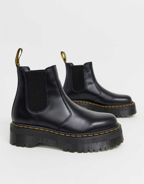 Dr Martens 2976 platform chelsea boots in black