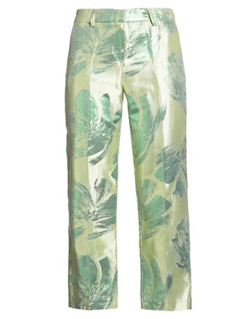 Woman Pants Yellow Size 6 Acetate, Polyester
