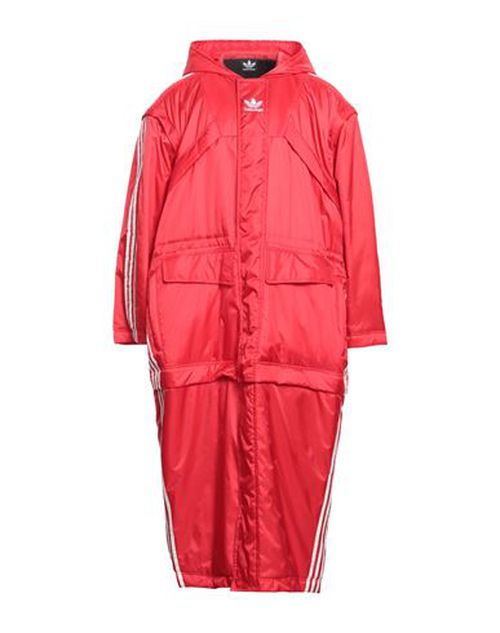 Man Coat Red Size 2 Polyamide, Polyester