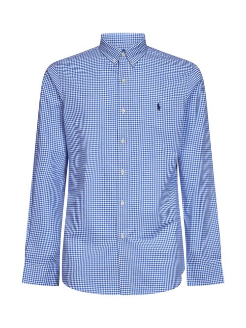 Gingham Check Shirt — Blue