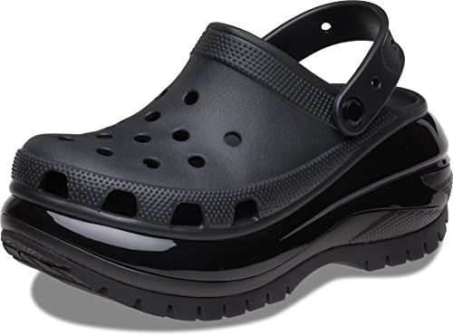 Crocs Unisex Classic Mega Crush Clogs | Platform Shoes