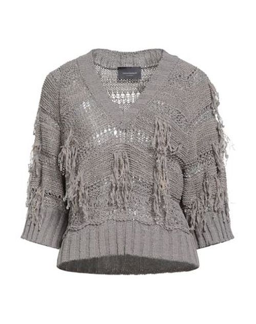 Woman Sweater Taupe Size 4 Cotton, Polyamide, Polyester