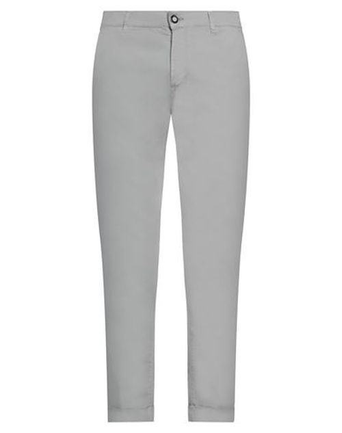 Man Pants Light grey Size 29 Cotton, Viscose, Elastane