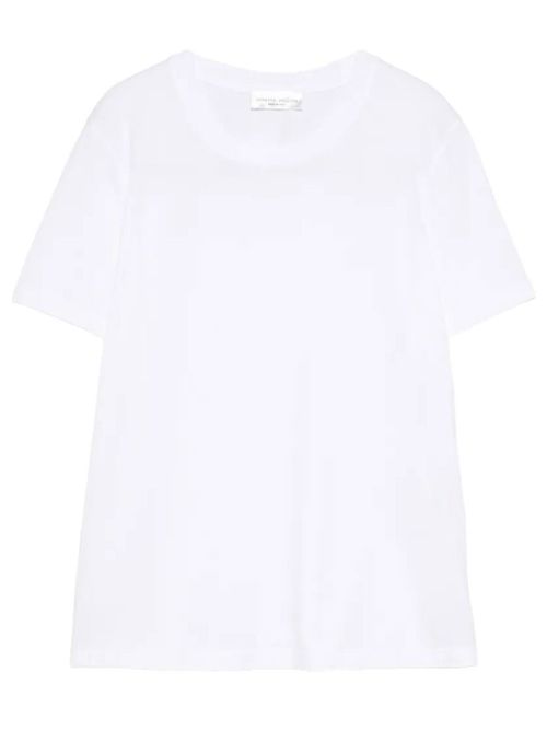 White Crew Neck Short Sleeves T-Shirt