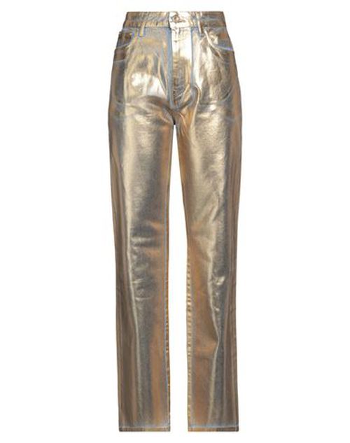 Woman Jeans Gold