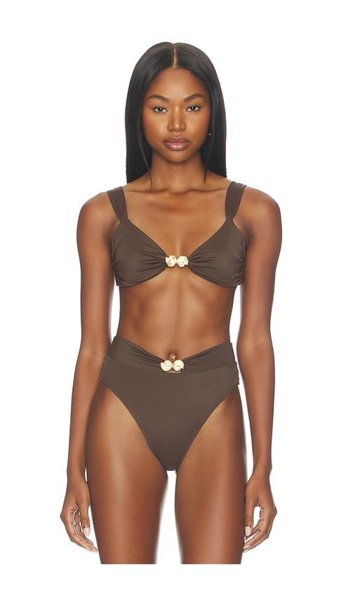 Away That Day Isola Bella Top in Brown. - M also in L, S, XL/1X