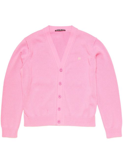 Appliqué cardigan - Pink