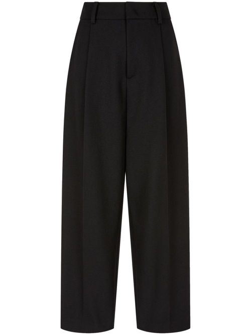 Wide-leg trousers - Black
