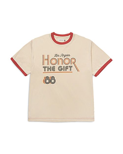 Oversized Fit Retro Honor Graphic Tee