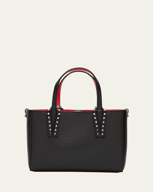 Cabata Mini Tote Bag in Leather with Spikes