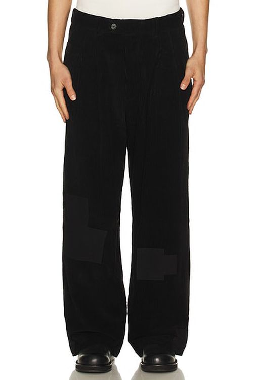 Story mfg. Fenn Trouser in Black Scarecrow - Black. M also in L, XL/1X