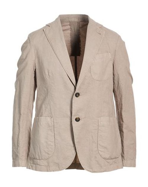 Patrizio Piscaglia Man Blazer Taupe Size 38 Cotton, Hemp
