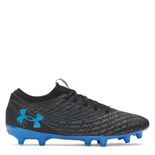 Under Armour Unisex Magnetico Select 5 Soccer Cleats Black/Castlerock/Blue Atlantis 9 Medium