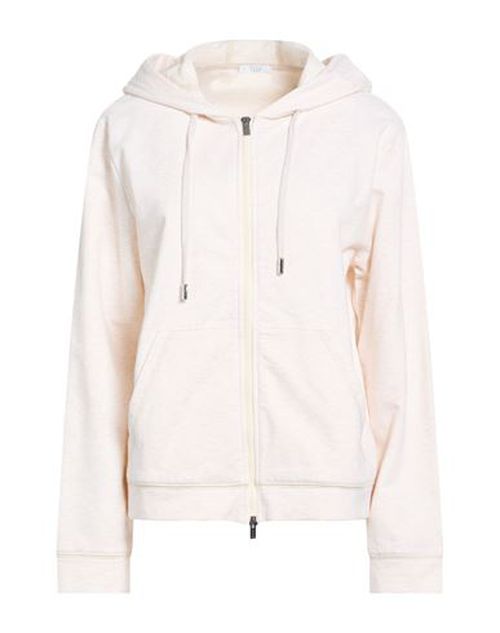 Easy Woman Sweatshirt Beige Size 10 Cotton, Elastane, Merino Wool, Cashmere