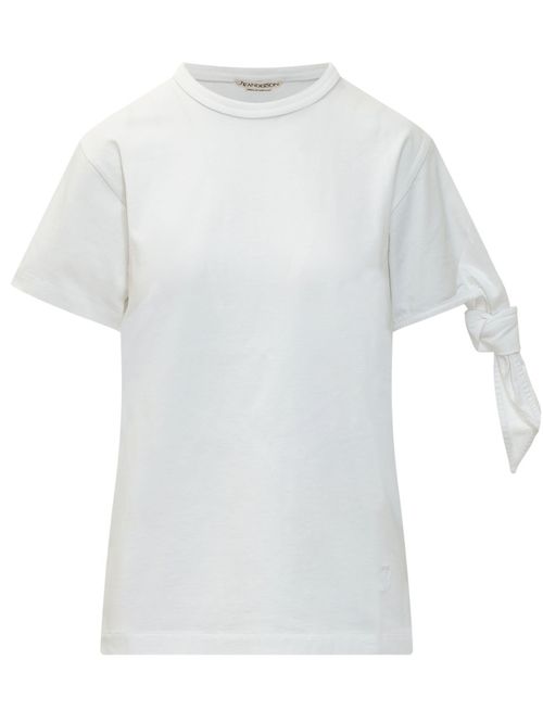 White Solid Crew Neck T-Shirt