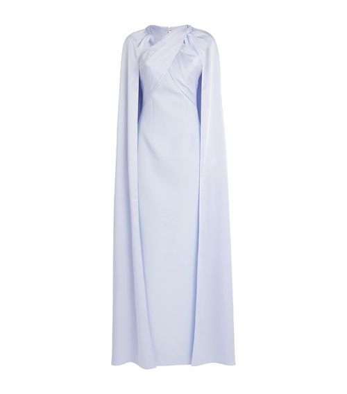Silk Ayse Cape Gown