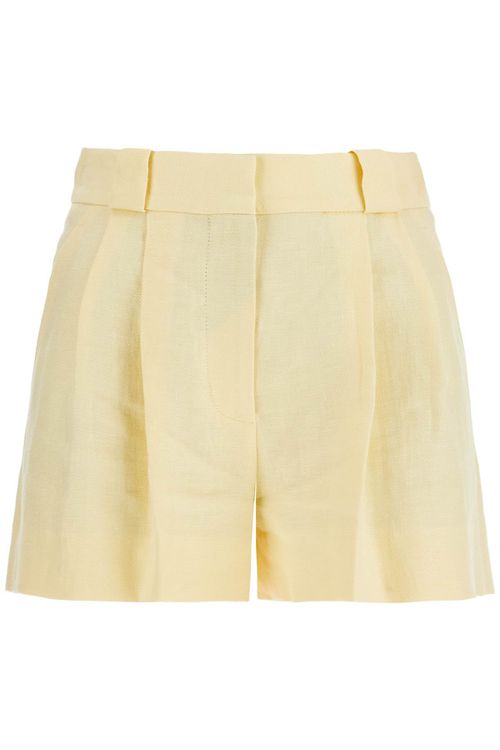 Light High Waisted Linen Shorts