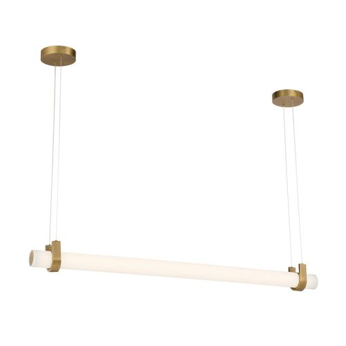 Legacy Brass LED Linear Chandelier from the Sorelle Collection