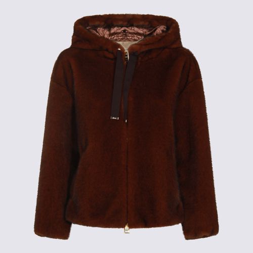 Dark Brown Cotton Casual Jacket