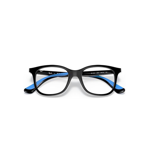 Ray-Ban Rb1604 Optics Kids Eyeglasses Black Frame Clear Lenses Polarized 44-16