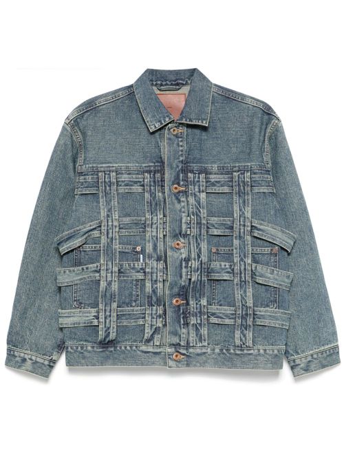 Basket-weave jacket - Blue