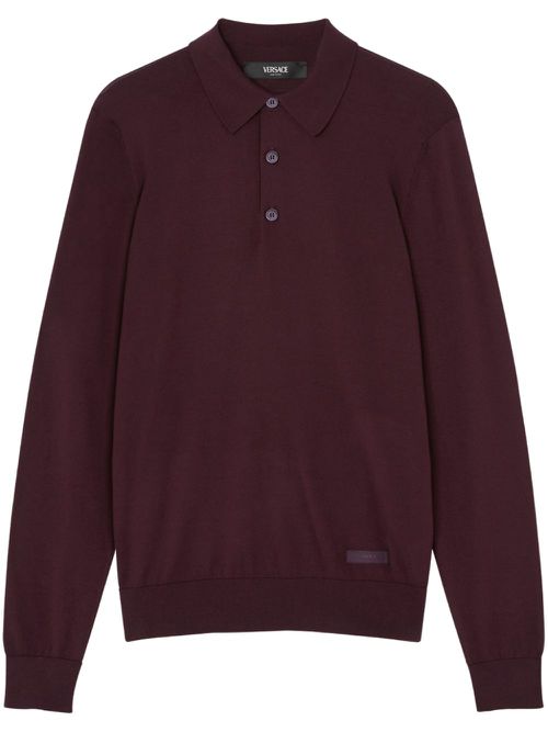 Silk polo shirt - Red