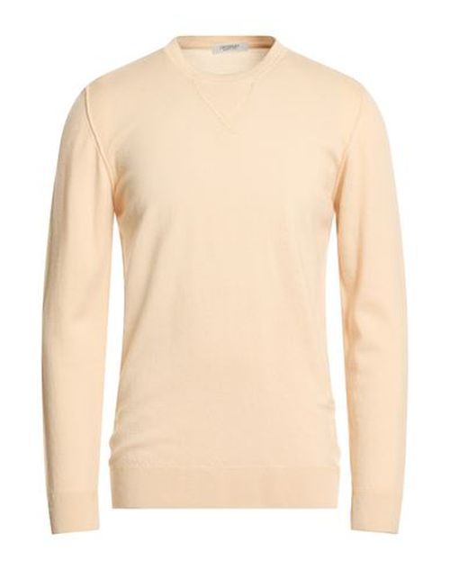 Man Sweater Beige Size L Virgin Wool