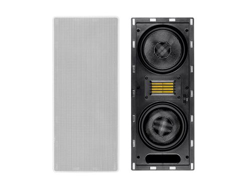 Amber In-Wall Speaker 6.5in 3-way Carbon Fiber Column with Ribbon Tweeter (each)