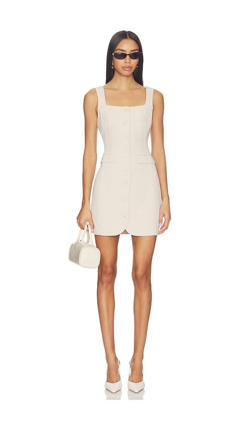 SOVERE Volition Long Line Dress in Nude. - L also in M, S