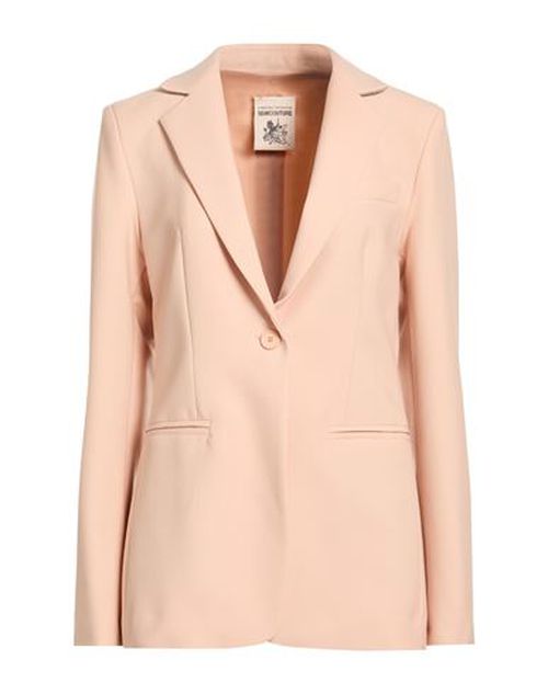 Woman Blazer Blush Size 8 Polyester, Virgin Wool, Elastane