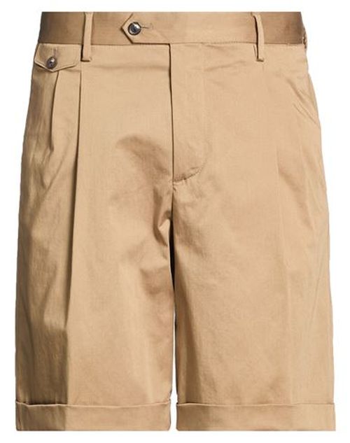 Man Shorts & Bermuda Shorts Sand Size 30 Cotton, Elastane