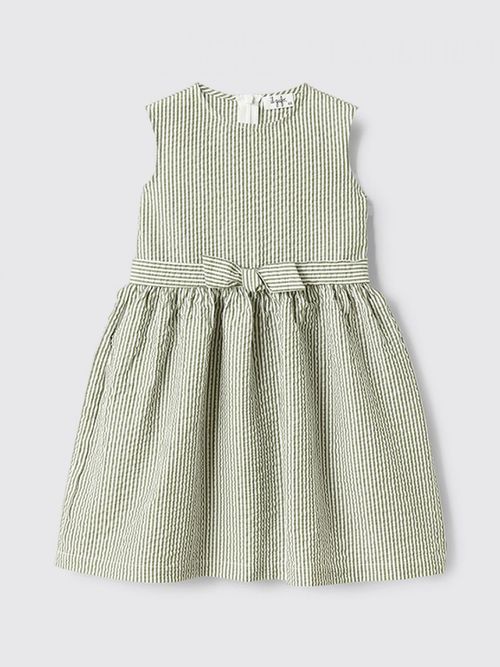 Dress IL GUFO Kids color Grass Green