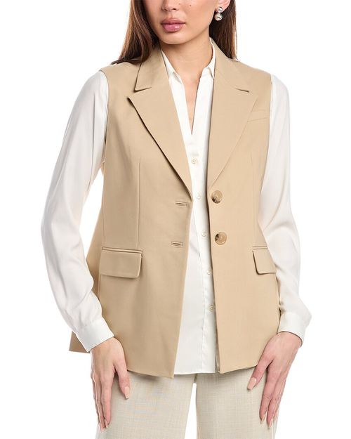 Petite Notch Collar Vest