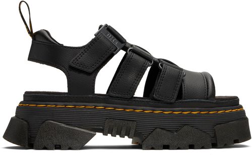 Dr. Martens | Dr. Martens ブラック Mattison 3ストラップ サンダル