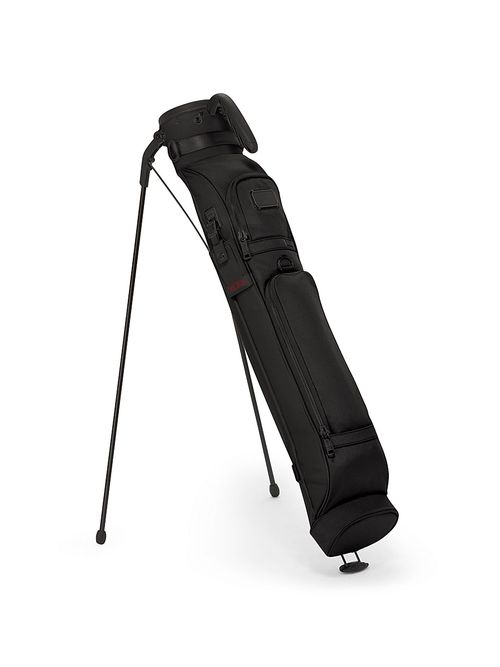 Alpha Nylon Golf Range Bag - Black