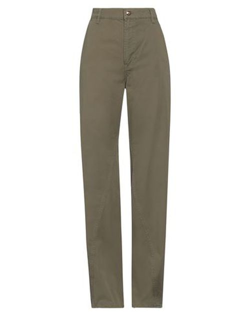 Woman Pants Military green Size 26 Cotton