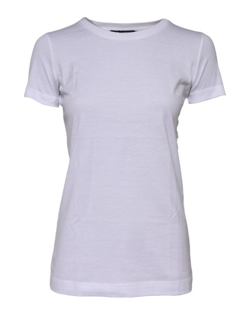 Cotton Crew Neck T-Shirt — White