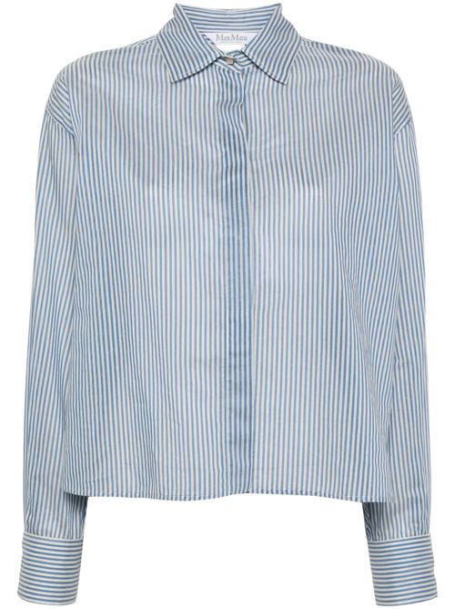 Long-sleeve striped shirt - Blue