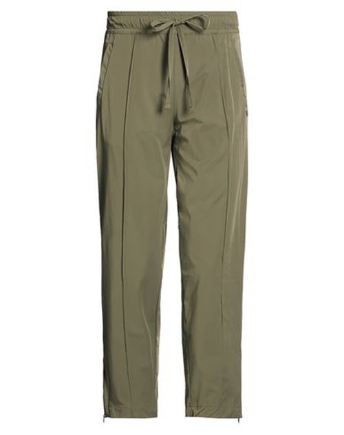 Man Pants Military green Size S Nylon, Elastane