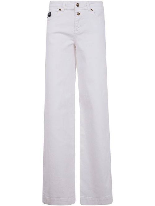 5 Pockets Bull Stretch Slim Wide Leg