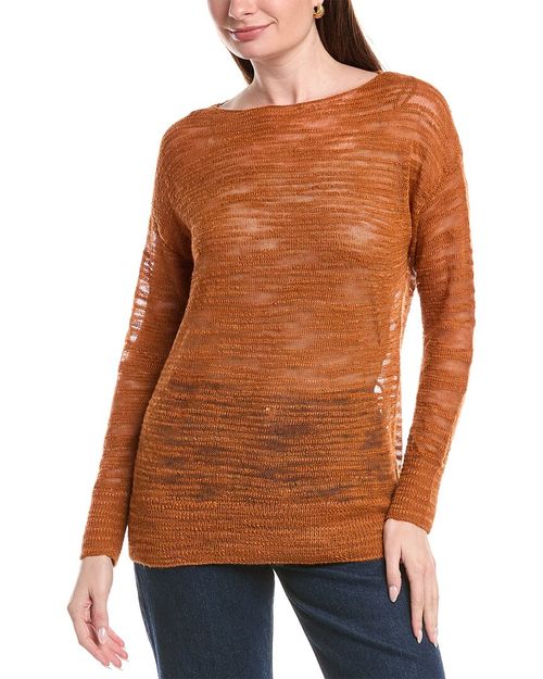 Dropped Shoulder Bateau Neck Sweater