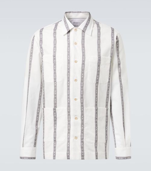 Striped cotton shirt