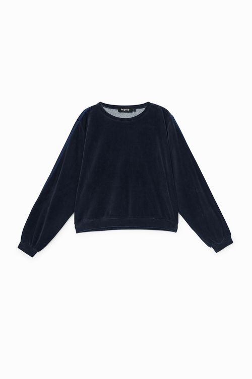 Plush sweatshirt heart