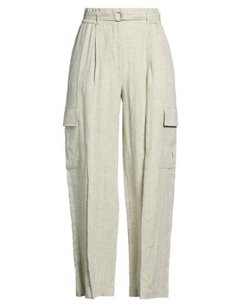 Woman Pants Off white Size 6 Linen