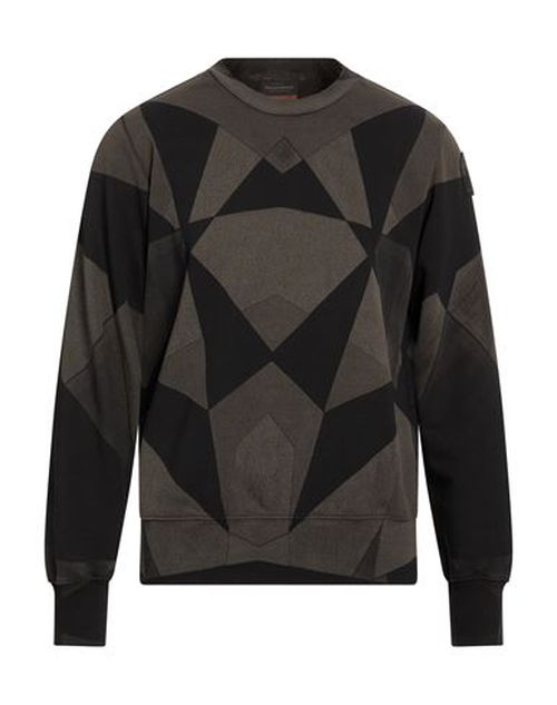 Man Sweatshirt Black Size S Cotton, Polyester