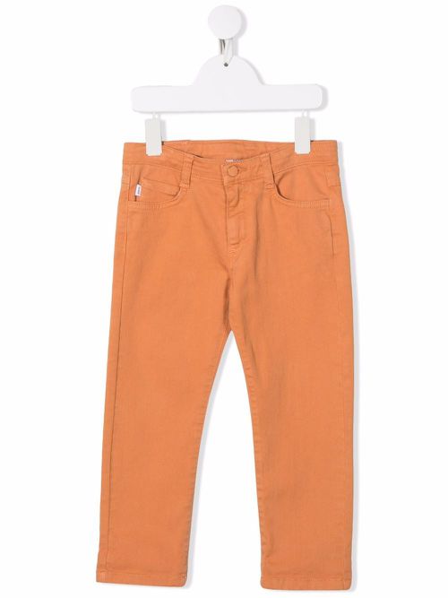 Jake twill slim-fit jeans - Orange