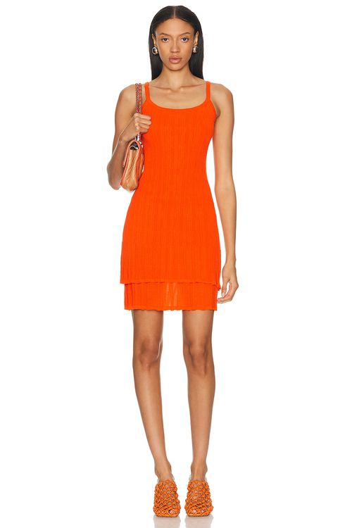 A.L.C. Lex Dress in Poppy - Orange.  XS also in