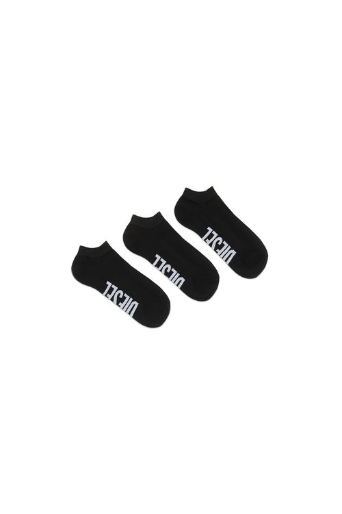 Three-pack low-cut logo socks - Socks - Man - Black